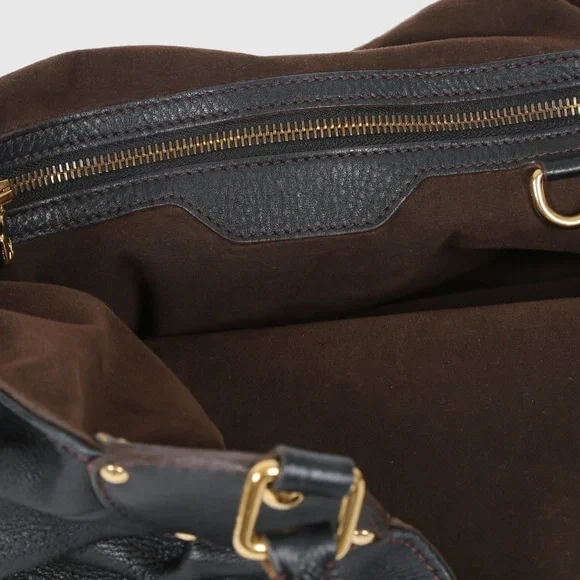 ✨LIKE NEW✨ black leather Louis Vuitton mahina XL - Picture 5 of 14